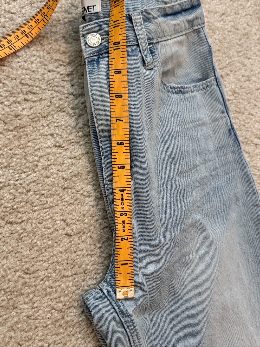 🔹 VERVET Los Angeles Distressed Wide Leg Jeans – Size 26 - Picture 6 of 8